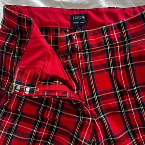 J Crew Cropped Plaid Pants